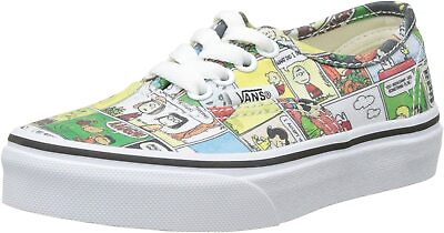 Vans Off The Wall Kids X Peanuts Comics Authentic Skate Shoes $60.00