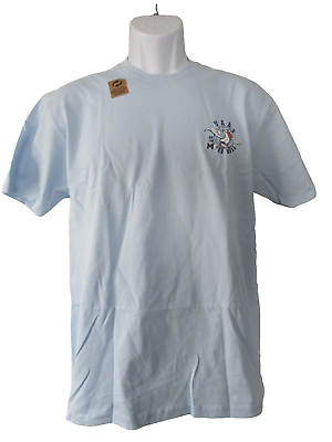 #ad Vans Off the Wall For Shore Classic Fit T Shirt Blue Men#x27;s Size Medium $17.99