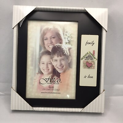 Fetco Home Decor Pitcure Frame “Family Is Love” 4”x6” $6.66