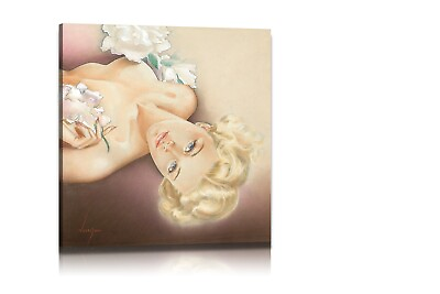 #ad Vargas#x27; Alluring Beauty Oil Painting Wall Art Giclee Art HD Canvas Print $9.90