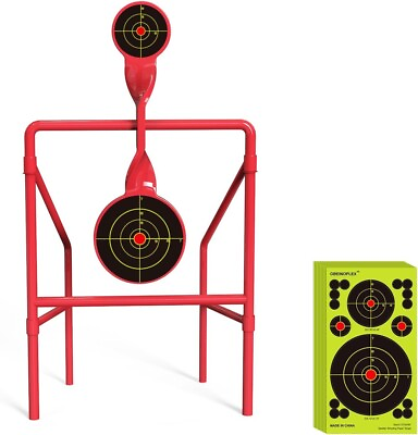 #ad Double Blast High Caliber Spinner Shooting Target World of Targets Alloy Spinner $52.00