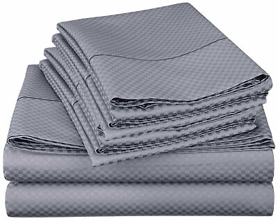 CLEARANCE SALE 4 Piece Bed Sheets Set 1800 Series Deep Pocket Microfiber Sheets $18.99