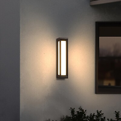 #ad Modern Outdoor Big Wall Light 26 Inches LED Porch Patio Door Entryway Sconce... $257.59