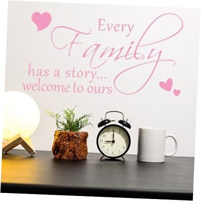 #ad Family Wall Decals Peel and Stick Family Wall Decor Removable Wall Stickers $12.63