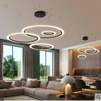 #ad Dimmable LED Restaurant Chandelier Modern Home Bedroom Lamp Ceiling Light Yc $724.96
