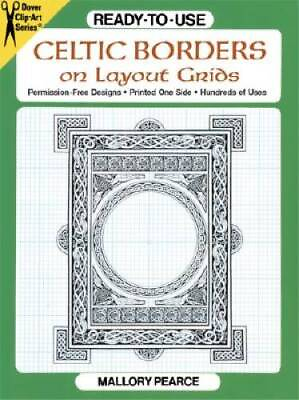 #ad Ready to Use Celtic Borders on Layout Grids Dover Clip Art Ready to Use GOOD $3.92
