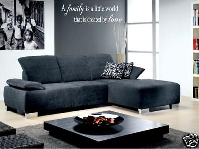 #ad FAMILY LOVE Vinyl Wall Art Decal Sticker Home 24quot; $17.28