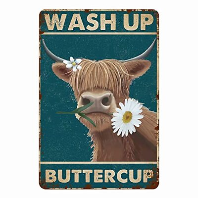 #ad #ad Vintage Bathroom Sign Wall Art Retro Rustic Home Decor Perfect Gift NEW Funny US $14.08