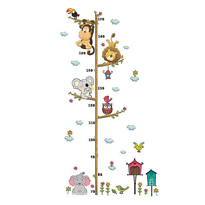 #ad Animal Owl Monkey Jungle Tree Kids Wall Stickers Home Decor Mural Decal Nursery $10.99