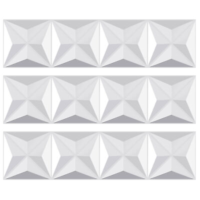 #ad 24 Pack 3D Wall Panel for Interior Wall Decor PVC Flower Textured Cover 24 sq.ft $36.90