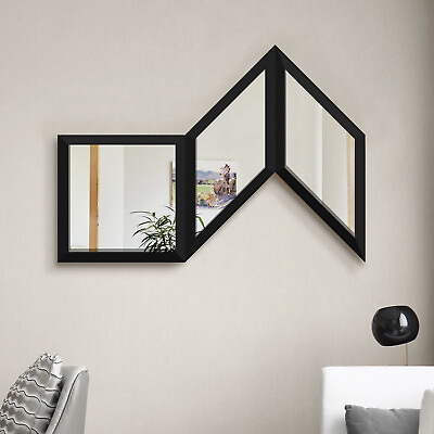 #ad Hamp;A decorative wall mirrors sets with wood frame be into three different shapes $42.99