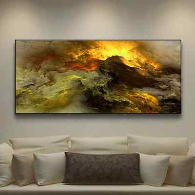 #ad Canvas Painting for Living Room Bedroom Wall Art Home Decor Painting Cloud Mural $18.04