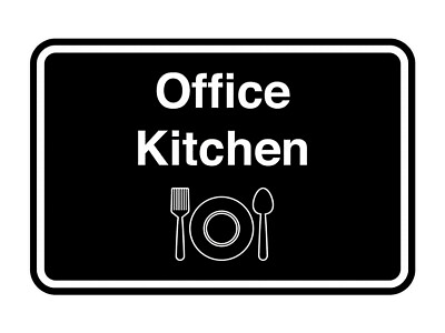 #ad Classic Framed Office Kitchen Wall or Door Sign $13.99
