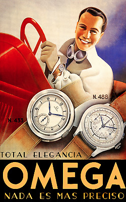 #ad Decoration Poster.Classic Watch.Deco fashion.Car racer.Room Decor.Wall art.27i $18.00