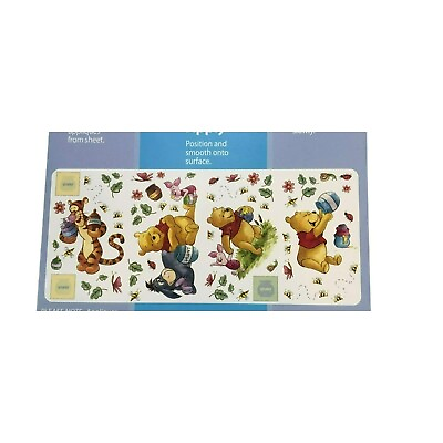 #ad Winnie the Pooh Self Stick Adhesive Wall Art Peel amp; Remove 4 10quot;x17.5quot; sheets $12.99