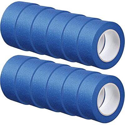 #ad Blue Painters Tape Wall Safe Paint Tape 12 Rolls 2 Inch X 55 Yards $58.86