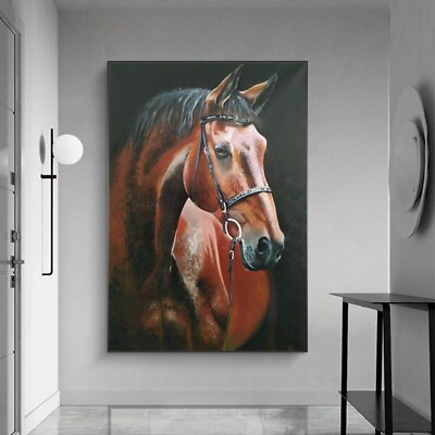 #ad Horse Pictures Animal Canvas Painting Wall Art For Living Room Poster Home Decor $18.79