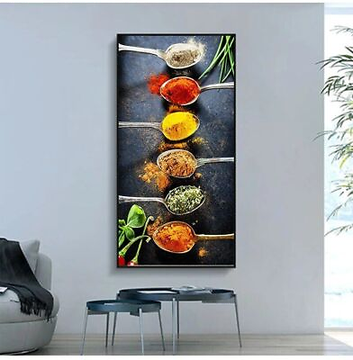#ad #ad Canvas Painting Prints Wall Art Wall Pictures Kitchen Restaurant Room Home Decor $9.49