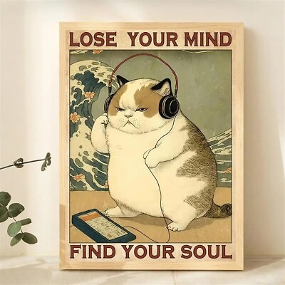 #ad Wall Art Canvas Painting Lose Your Mind Find Your Soul Gift Idea No Frame $19.99