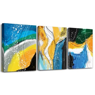 #ad Canvas Wall Art For Living Room Family Wall Decorations For Bedroom Modern Ba... $44.08