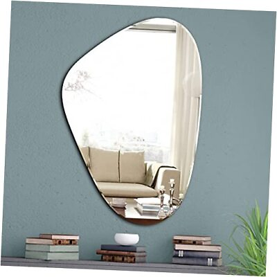 #ad Yanliff Irregular Mirror Wall Decor.Modern Frameless 13.4X20X0.5inches $63.84