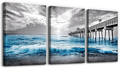 #ad #ad Wall Decorations for Living Room 3 Piece Framed Canvas Wall Art for Bedroom Offi $72.40