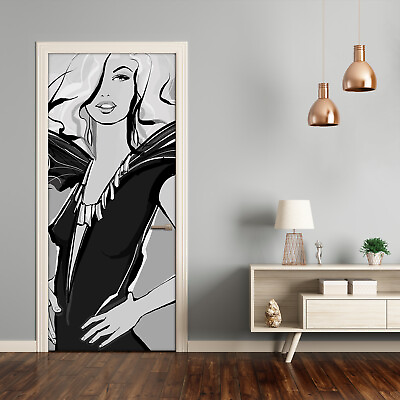 #ad 3D Wall Sticker Decoration Self Adhesive Door Wall Mural Fashion illustration $63.95