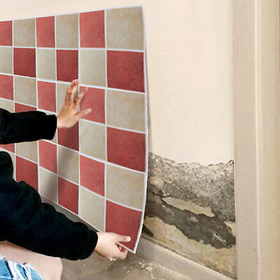 #ad 18pcs Mosaic Tile Transfer Stickers Bathroom Kitchen DIY Home $9.16