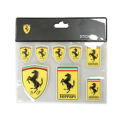 #ad #ad Scuderia Ferrari Logo Sticker Set $6.99