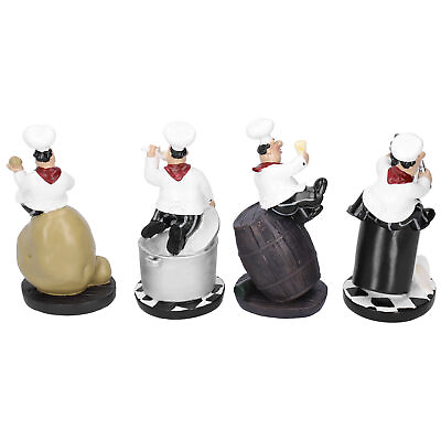 #ad #ad Collectible Chef Statue Figurines Set Kitchen DecorMOY $60.79