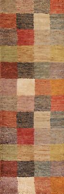 #ad Luxury Checked Hand Knotted Moroccan Runner Rug Modern Decor 3x10 ft $337.74