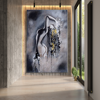 #ad Sexy Women Art Abstract Canvas Painting Canvas Wall Art Home Decor Posters Print $8.49