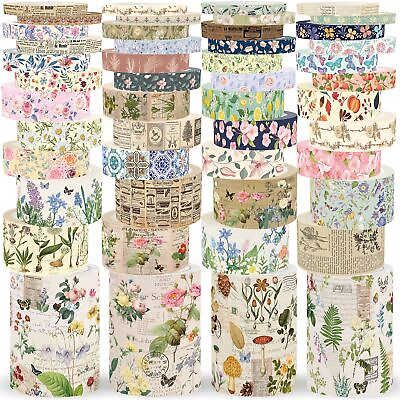 #ad 48 Rolls tape Set Decorative Adhesive Masking Tape for Scrapbooking $14.16
