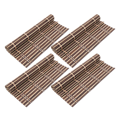 #ad #ad 4 Pcs Modern Decorations For Table Rustic Placemats Rectangle Non slip $26.78