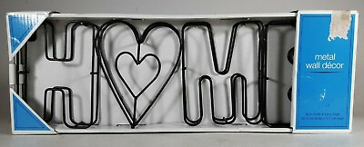 #ad Metal Wall Decor Decorative Home Sign 16quot; x 5.4quot; in $6.35