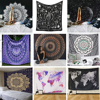#ad #ad Wall Home Boho Decoration Hanging Cotton Fashion Mandala Poster Tapestry $9.33