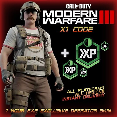 #ad Call Of Duty Burger King Operator Skin 1 2XP Modern Warfare 2 3 Warzone⚡️ $1.98