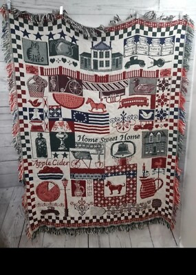 #ad Home Sweet Home Tapestry Throw Blanket Kitchen Theme Spices 58quot;x 45quot;. $17.46