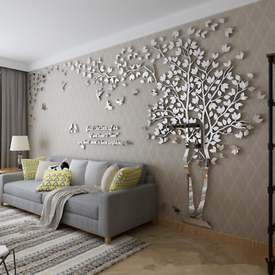 #ad #ad Wall Sticker Tree Decorative 3D Art TV Background Wallpaper Room Acrylic Sticker $70.90