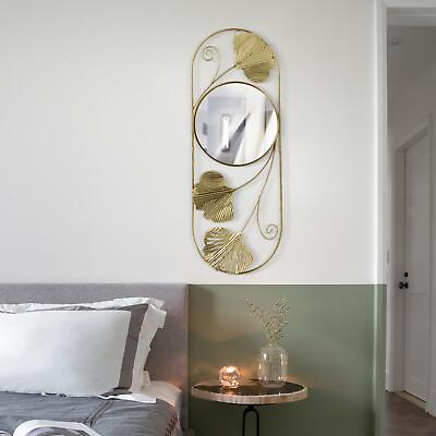 #ad Wall Mirror Wall Sculpture Wall Decor For Bedroom Restaurant Sofa Background $18.26