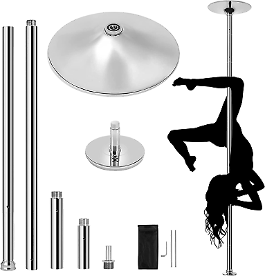 #ad #ad Yaheetech Dance Pole Spinning Static Dancing Pole Portable Removable for Home Cl $93.05