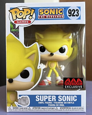 #ad #ad Funko Pop Games: SUPER SONIC #923 Sonic the Hedgehog AAA Anime Exclusive $16.99