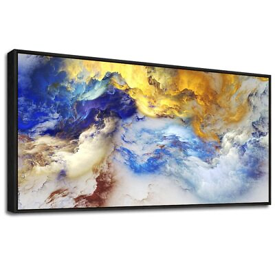 #ad Framed Wall Art For Living Room Large Size Wall Decorations For Bedroom Abstr... $213.32