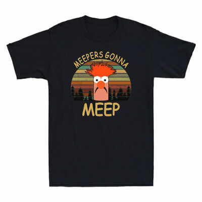 #ad #ad Beaker Meepers Gonna Meep Funny Vintage Men#x27;s Cotton T Shirt $15.99
