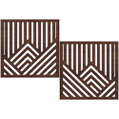 #ad 2PCS home decorations for living room nursery decor carved wall panels Bedroom $11.67