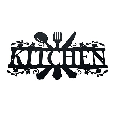 #ad Rustic Kitchen Metal Sign Wall Decoration for Home Kitchen Dining Room Resturant $12.19