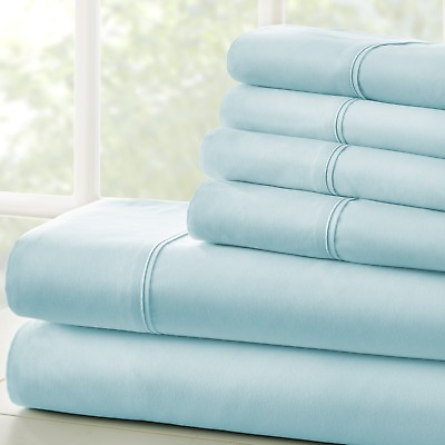 Luxury 6PC Sheets Set Comfort by Kaycie Gray Hotel Collection $24.83