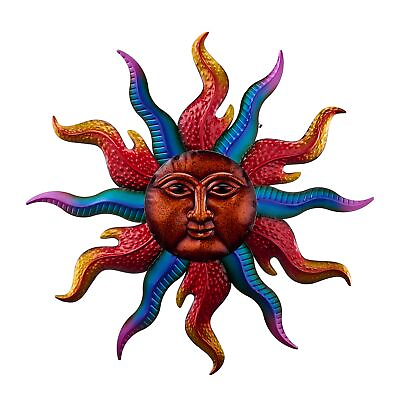 #ad #ad Metal Wall Art with Sun Face，29Inch Large Wall Decor for Outdoor IndoorFarmh... $60.77