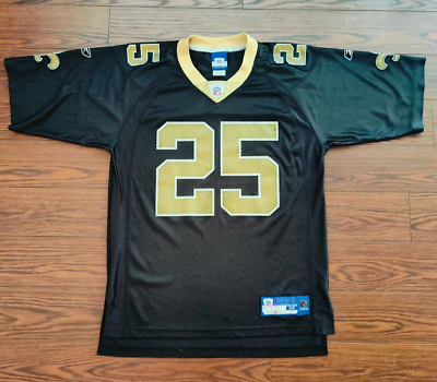 #ad #ad New Orleans Saints Reebok Vintage On Field Black Reggie Bush Jersey Mens M $49.99