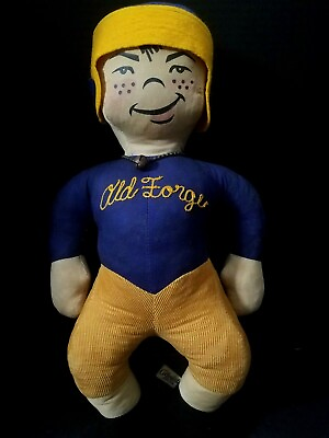#ad VINTAGE OLD FORGE Stuffed Football Player Very Old Good Condition $33.88